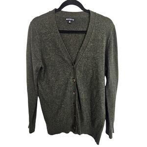 J. Crew Mercantile Womens Wool Cardigan Sweater Size M Dark Academia Preppy